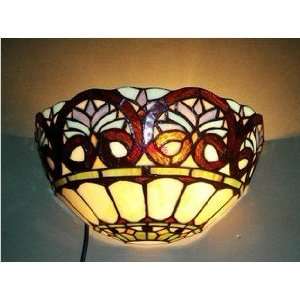   Style Wall Light with Floral Pattern   Warm Light