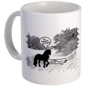  Freezin Friesian Pets Mug by 