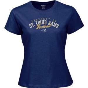  St. Louis Rams Womens Prime Time Property Of Tee Sports 