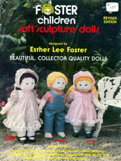 Foster Children Soft Sculpture 22 Dolls & Clothes Elf Designs Pattern 