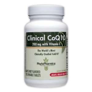 Clinical CoQ10 200 mg with Vitamin E   Maple nut flavored 30 Chewable 