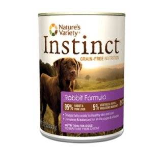Instinct Grain Free Rabbit Formula Canned Dog Food by Natures Variety 