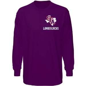  NCAA Stephen F. Austin Lumberjacks Purple Keen Long Sleeve 