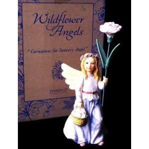  Demdaco Wildflower Angel Carnations 