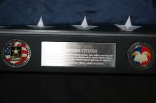   CITIZEN US FLAG WAR ON TERROR PIN ARMY IN CASE UNITED STATES AMERICA