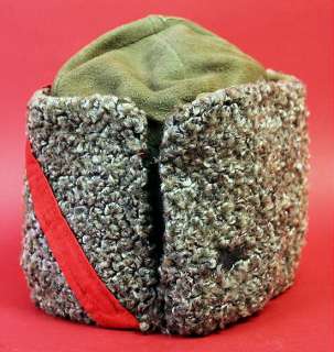 Russian Army Soviet Revolution PAPAKHA CAP fur hat 4 Soviet RedSquare 