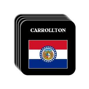  US State Flag   CARROLLTON, Missouri (MO) Set of 4 Mini 