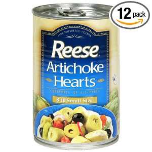 Reese Artichoke Hearts, Small Size, 14 Ounce Cans (Pack of 12)