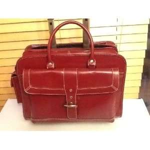  Womens Franklin Covey Leather Briefcase or Business Bag 
