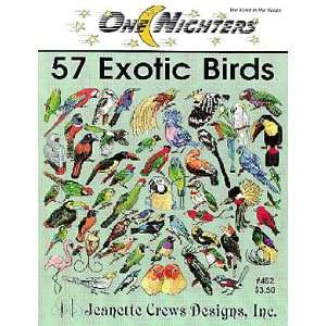  57 Exotic Birds   Cross Stitch Pattern Arts, Crafts 