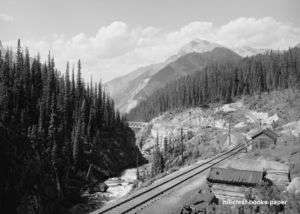 Canadian Pacific Railroad Wapta Canyon BC Canada photo  