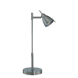  Casara Collection 1 light 20 Polished Steel Desk Lamp 