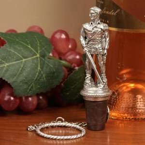West Virginia Mountaineers Pewter Wine Stopper  Sports 