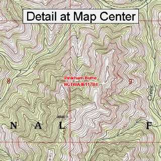  USGS Topographic Quadrangle Map   Pinkham Butte 