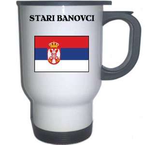  Serbia   STARI BANOVCI White Stainless Steel Mug 