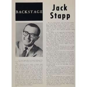  1967 Article Jack Stapp Tree Publishing Nashville Music 