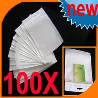 100 Self Adhesive Seal Resealable Plastic Bags 11x15cm  