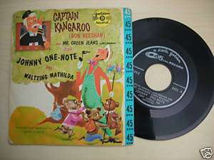 RARE Vintage Golden Record CAPTAIN KANGAROO 45 RPM 1959  