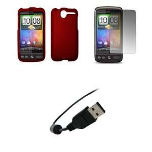   Protector + USB Data Charge Sync Cable for HTC Desire Electronics