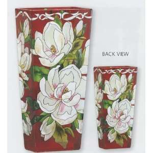 Magnolias   Vase by Joan Baker 