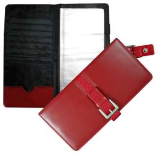 Rolodex 96 Count Red Buckle Business Card Holder Book 030402682429 