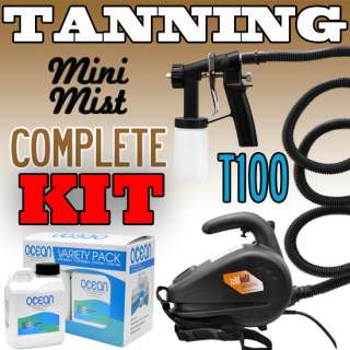Mini Mist Sunless Spray Tanning KIT Machine Airbrush HVLP TAN 