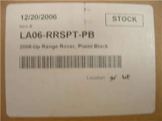2006 2007 RANGE ROVER SPORT PIANO BLACK FINISH DASH KIT  