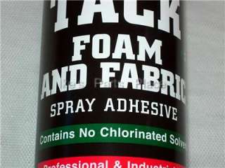 Foam & Fabric Spray Glue/Adhesive DAN TACK 10.2oz. Can  