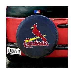  St. Louis Cardinals MLB Spare Tire Cover (Black) Sports 