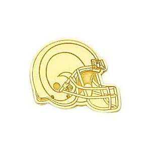  14K Gold NFL St. Louis Rams Football Helmet Tie Tac 