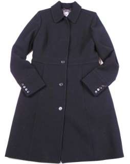 Crew Double Cloth Lady Day Coat with Thinsulate Black Size T12 