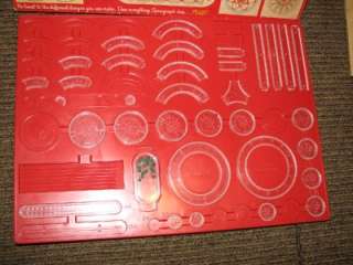 1969 Kenner Super Spirograph, missing parts, see photos  
