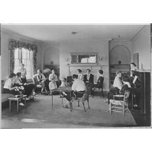  Photo Schools. Masters School, first living room 1933 