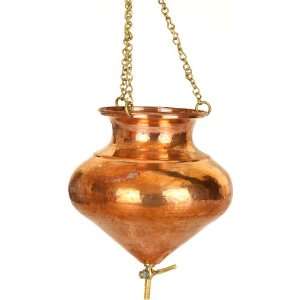 Dripping Vase for Milk for Shiva Linga Abhishek   Copper  
