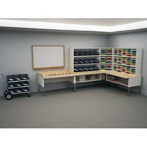   Center with mail processing table. 84   15D Adjustable Pockets and 15