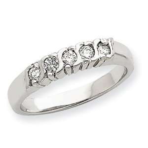  14k White Gold Anniversary Channel Mounting Jewelry