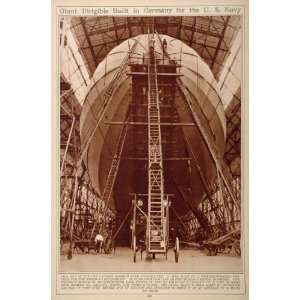  1923 Dirigible ZR 3 Airship German Zeppelin Los Angeles 