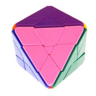 Meterial 8 Colors Cube Diamond Octahedron Puzzle  