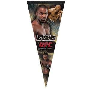  UFC Rashad Evans 17 x 40 Premium Felt Pennant Sports 