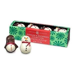 Penguin & Snowman Truffle Collection   4 Grocery & Gourmet Food