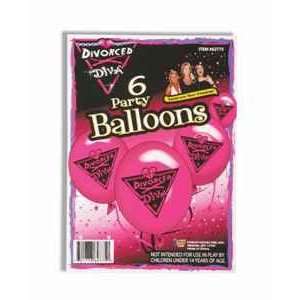  Divorced Diva Balloons 6Pk