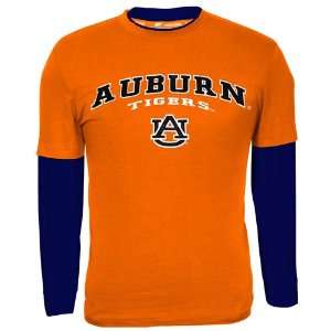  Auburn Tigers Youth Orange Double Layer T shirt Sports 