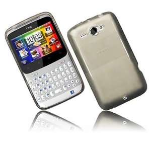   Clear Rubber Gel Skin Case for HTC Cha Cha Cell Phones & Accessories