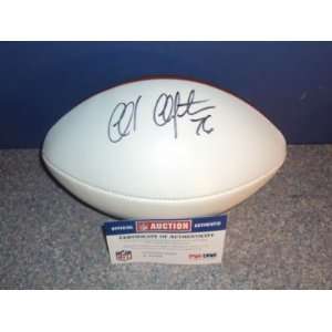  Chad Clifton Autographed Football   Panel PSA DNA Sports 