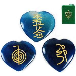   Reiki Symbols & Heart Chakra Pouch 