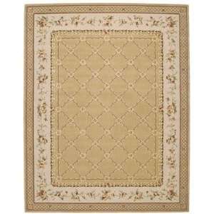  Nourison Grand Chalet CL 03 Gold 4 X 4 Oval Area Rug 