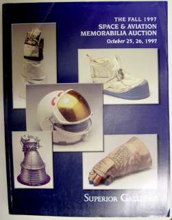 1997 SPACE MEMORABILIA AUCTION CATALOGUE BOOK  