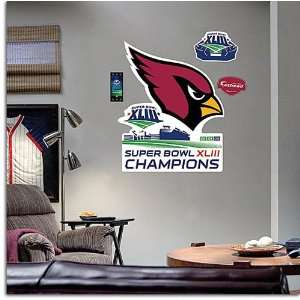    Cardinals Fathead SB XLIII Champion Logo