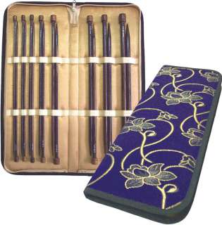 Pair 14 Rosewood Knitting Needles Deluxe Set 14 8RWC  