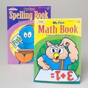  My First Math or Spelling Coloring & Activity Book Case 